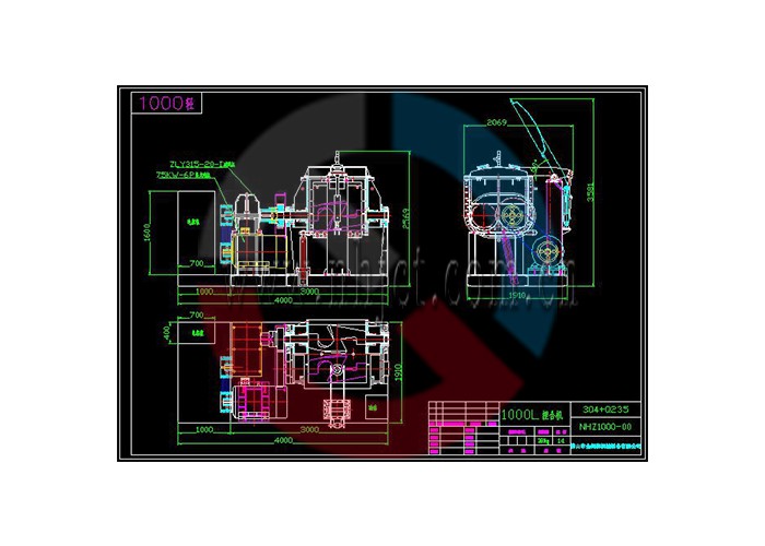 捏合機圖紙1(僅供參考) 捏合機圖紙1(僅供參考)